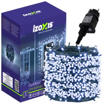 Izoxis 500 LED Kalėdinė girlianda, 35m, šaltai balta