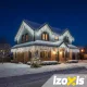 LED varveklių girlianda Izoxis 500 LED 22.5m IP44, šaltai balta