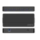 USB šakotuvas Orico H7928-U3-V1, 7x USB-A 3.0, juodas