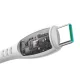 Joyroom S-A59 Vibrant Series USB-C į USB-C laidas 60W 1.2m, baltas