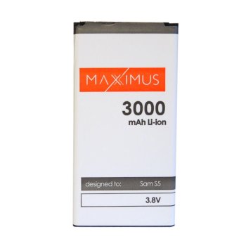 Maxximus Battery for Samsung G900 Galaxy S5, 3000mAh