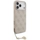 Guess dėklas iPhone 17 Pro Max iš 4G Charms Collection MagSafe, rožinis
