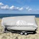 Vandeniui atsparus tentas Iso Trade Gardlov 24653, 4x5 m, sidabrinis
