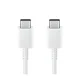 Samsung EP-DX310JWE USB-C į USB-C laidas 3A 1.8m, baltas
