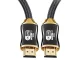HDMI 2.1 Cable Ultra High Speed 8K 60Hz 4K 120Hz, Gold-Plated, 1.5m