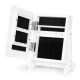 Modernhome papuošalų dėžutė su veidrodžiu FH-JC0120, balta