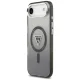 Guess IML Gradient Triangle Logo MagSafe dėklas telefonui iPhone Air, juodas