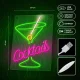 Forever Light COCKTAILS Neon LED Sign on Plexiglass