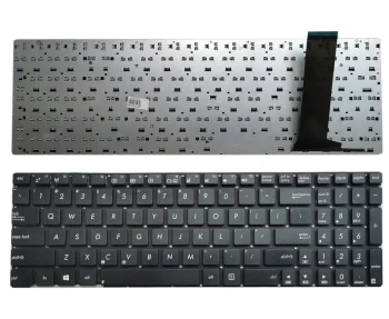 Klaviatūra Asus N56, N76, R500, S550 kompiuteriams (US išdėstymas), juoda