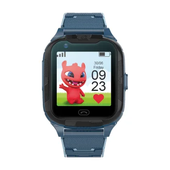 Maxlife MXKW-350 4G Kids Smartwatch with GPS and WiFi, Blue