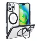 Torras Ostand R Fusion dėklas telefonui iPhone 16 Pro Max, juodas