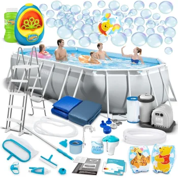 Frame Pool Intex 26796 503 x 274 x 122 cm with Filter Pump and Accessories
