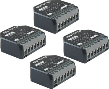 Išmaniųjų valdiklių rinkinys Shelly 2PM Gen4 Zigbee/Matter, 4 vnt.