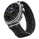 Spigen WBF0 laikrodžio dirželis skirtas Samsung Galaxy Watch 40/44/46 mm, juodas