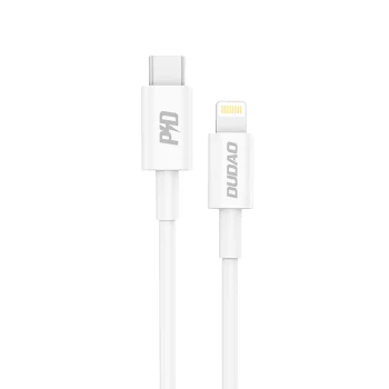 Dudao L6X USB-C to Lightning PD 20W Cable, 1m, White