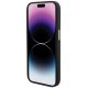 Guess Silicone Logo Strass 4G dėklas iPhone 15 Pro, juodas