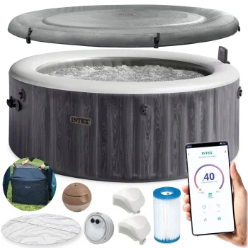 Intex 28440 Pripučiamas masažinis baseinas SPA, 4 asmenims
