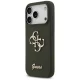 Guess iPhone 17 Pro Case Silicone Big 4G Script, Khaki