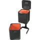 Rūšiavimo šiukšliadėžė Joseph Joseph Totem Compact 40 L, pilka