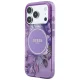 Guess IML Flowers Pearl Strap MagSafe case for iPhone 18 Pro Max / 17 Pro Max, purple