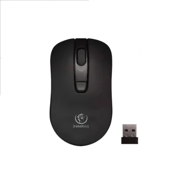 Rebeltec STAR Wireless Optical Mouse, Black