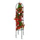 Sodo pergola kolona Plonos 200 cm juoda