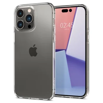 Spigen Liquid Crystal dėklas Apple iPhone 14 Pro Max telefonui, permatomas