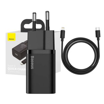 Fast Charger Baseus Super Si 1C 20W Lightning Cable