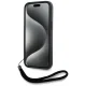 Karl Lagerfeld dėklas iPhone 15 Pro Max telefonui Saffiano Athleisure Stripes Cord, raudonas
