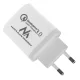 Sieninis įkroviklis Maclean MCE479 W, Quick Charge 3.0, 3x USB, baltas