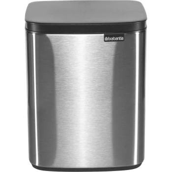 Šiukšliadėžė Brabantia BO 7 l, Matt Steel Fingerprint Proof