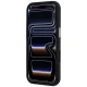 Guess dėklas Grained & Big Resin Logo, skirtas Apple iPhone 18 Pro / 17 Pro, juodas