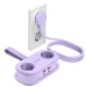 Orico AP3 65W GaN ilgintuvas 2x AC + 2x USB-A + 2x USB-C, violetinis