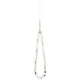 Guess IML Glitters Script Strap MagSafe dėklas iPhone 17 Pro, skaidrus