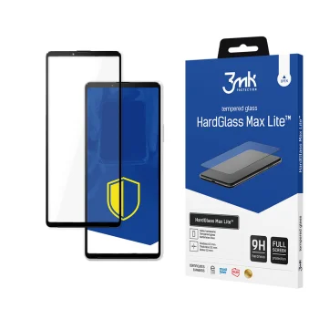 Apsauginis stiklas 3Mk HardGlass Max Lite skirtas Sony Xperia 10 III 5G, juodas