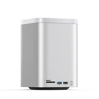 Disko prijungimo stotelė Orico MiniTower M435 iki 56 TB, sidabrinė