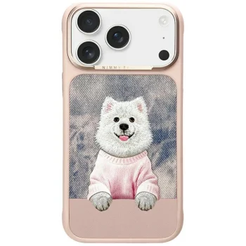 Nimmy Gentle Pets MagSafe Phone Case Cover iPhone 17 Pro - Pink Dog Design