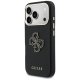Guess FW Resin Logo dėklas Apple iPhone 17 Pro, juodas