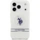 U.S. Polo Assn. dėklas iPhone 17 Pro telefonui su MagSafe, baltas