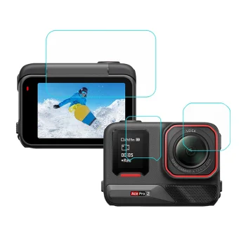 Apsauginių plėvelių rinkinys Puluz 3in1 skirtas Insta360 Ace Pro 2 (PU711T)