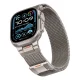 Tech-Protect Milano Vanguard dirželis Apple Watch (44 / 45 / 46 / 49 mm), Titanium