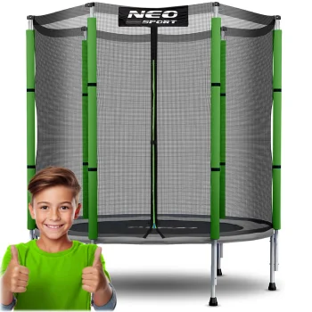 Batutas su apsauginiu tinklu Neo-Sport Ns-04Z240F 140 cm (4,5 ft)