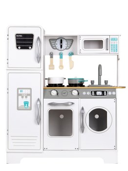 Medinė žaislinė virtuvėlė su priedais Ecotoys TL18061