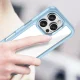 Dėklas iPhone 16 Pro Outer Space Case su TPU rėmeliu, mėlynas