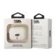 Karl Lagerfeld 3D Silicone NFT Karl dėklas AirPods Pro 2, baltas