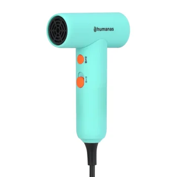Mini plaukų džiovintuvas su jonizacija Humanas AirTouch HD-AT03, mėtų žalias