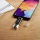 USB atmintinė Intenso Twist Line 256 GB USB-C ir USB-A 3.2 Gen 1, antracito