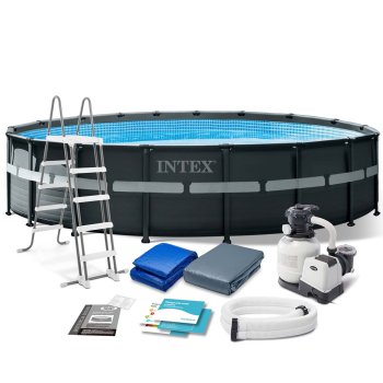 Intex 26330 Karkasinis baseinas su smėlio filtru (549x132 cm)
