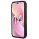 Karl Lagerfeld Saffiano Choupette Head Patch dėklas iPhone 14 Pro Max, juodas