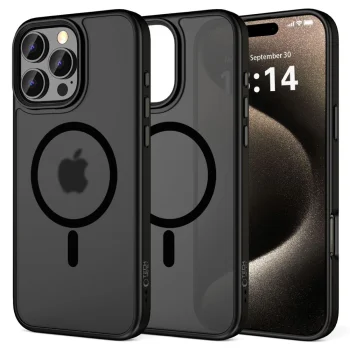 Dėklas Tech-Protect MagMat MagSafe skirtas iPhone 16 Pro, juodas